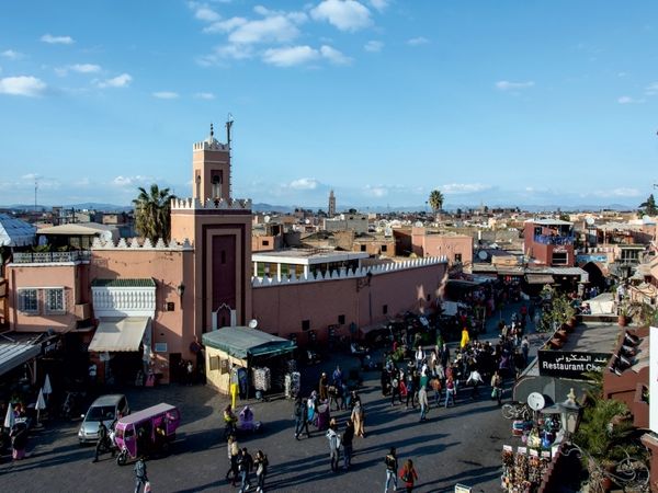 Produktbild: CALVENDO Puzzle Djemaa el-Fna-Platz, Marrakesch | 1000 Teile Lege-Gr&ouml;&szlig;e 64x48cm Foto-Puzzle f&uuml;r gl&uuml;ckliche Stunden