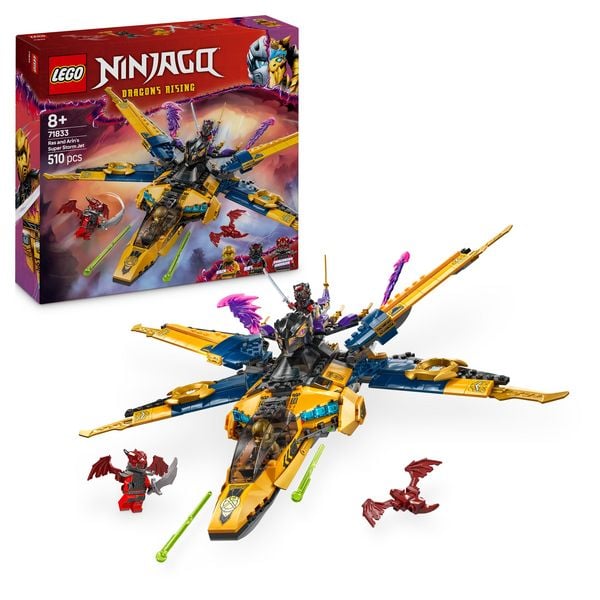 LEGO NINJAGO Ras und Arins Super-Sturmflieger - Ninja Spielzeug 71833