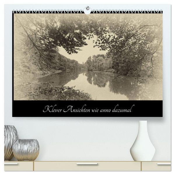 Produktbild: Klever Ansichten wie anno dazumal (hochwertiger Premium Wandkalender 2026 DIN A2 quer), Kunstdruck in Hochglanz