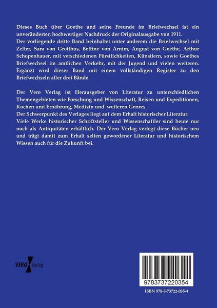 Produktbild: Goethe und seine Freunde im Briefwechsel