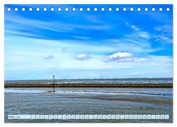 Produktbild: Beach Light Inspiration (Tischkalender 2026 DIN A5 quer), CALVENDO Monatskalender