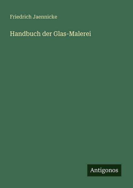 Produktbild: Handbuch der Glas-Malerei