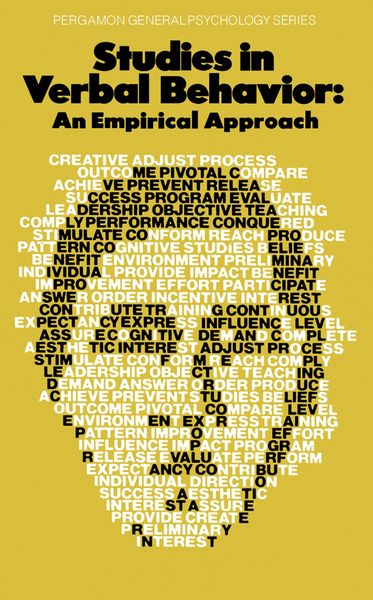 Produktbild: Studies in Verbal Behavior
