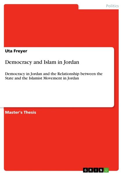 Produktbild: Democracy and Islam in Jordan