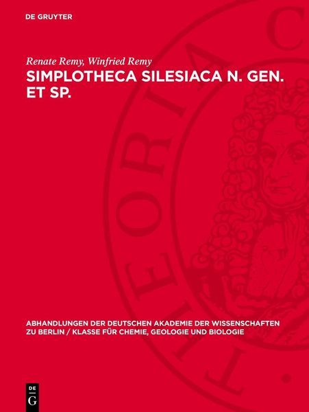 Produktbild: Simplotheca Silesiaca n. gen. et sp.