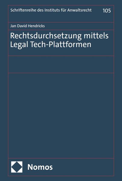 Produktbild: Rechtsdurchsetzung mittels Legal Tech-Plattformen