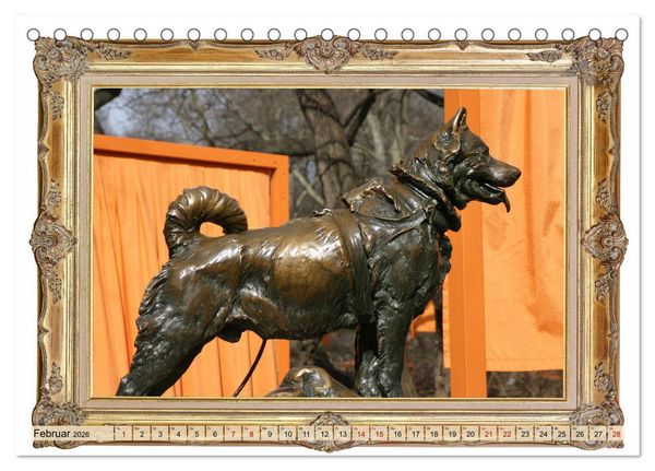 Produktbild: Hunde sind Kunst (Tischkalender 2026 DIN A5 quer), CALVENDO Monatskalender