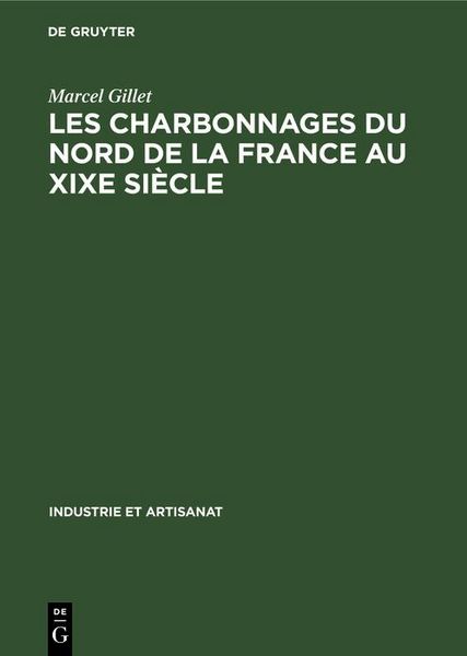 Produktbild: Les charbonnages du nord de la France au XIXe si&egrave;cle