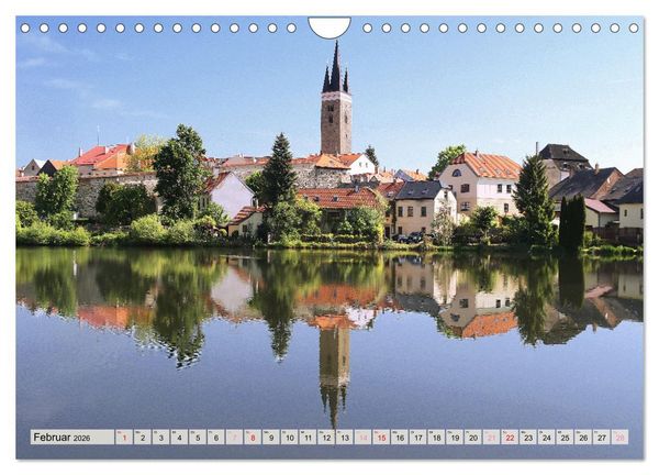Produktbild: Bezauberndes Telc in Tschechien (Wandkalender 2026 DIN A4 quer), CALVENDO Monatskalender