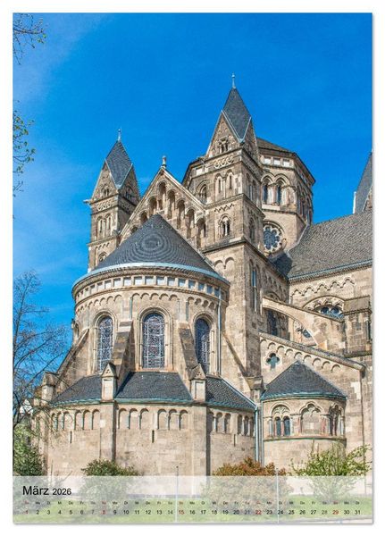 Produktbild: Koblenz - Wo die Mosel den Rhein k&uuml;sst (Tischkalender 2026 DIN A5 hoch), CALVENDO Monatskalender