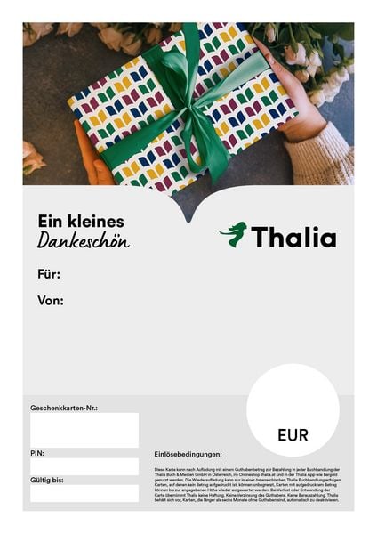 Geschenkkarte Dankeschön PDF