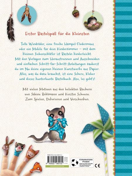 Produktbild: Der kleine Siebenschl&auml;fer: Mein erstes Schnipp-Schnapp-Bastelbuch