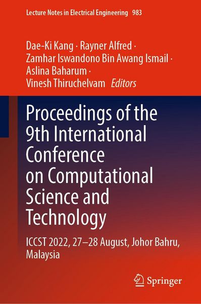 Produktbild: Proceedings of the 9th International Conference on Computational Science and Technology