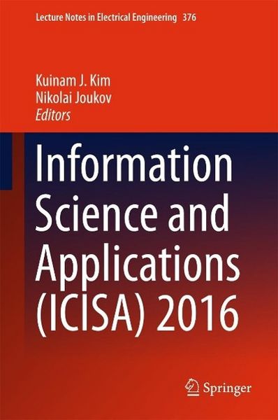 Produktbild: Information Science and Applications (ICISA) 2016