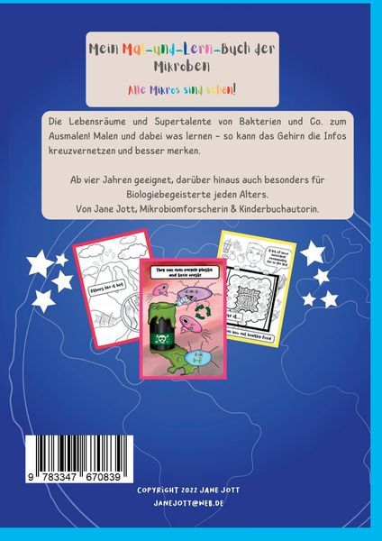 Produktbild: Mein Mal-und-Lern-Buch der Mikroben