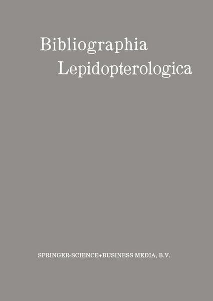 Produktbild: Bibliographia Lepidopterologica