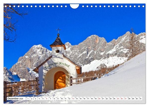 Produktbild: Ramsau am Dachstein (Wandkalender 2026 DIN A4 quer), CALVENDO Monatskalender