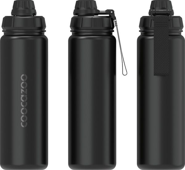 Produktbild: Trinkflasche Edelstahl Black