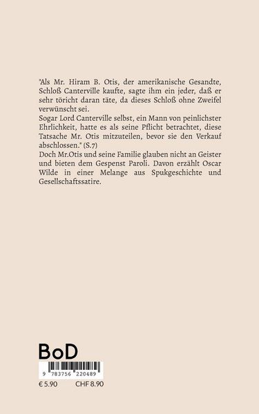 Produktbild: Das Gespenst von Canterville