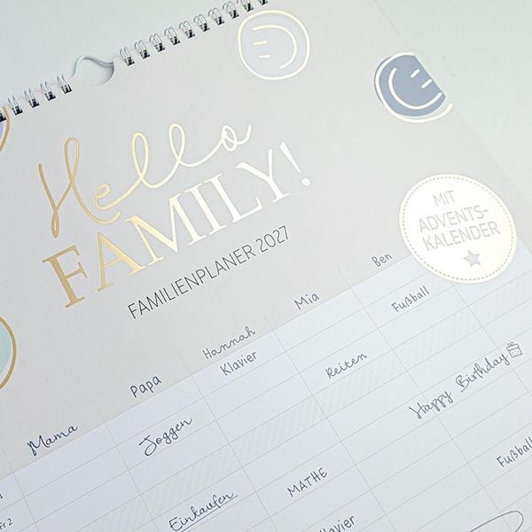 Produktbild: Familienplaner 2027 Hello Family!
