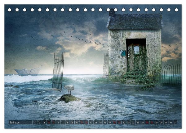 Produktbild: Willkommen im Reich der Fantasie (Tischkalender 2026 DIN A5 quer), CALVENDO Monatskalender