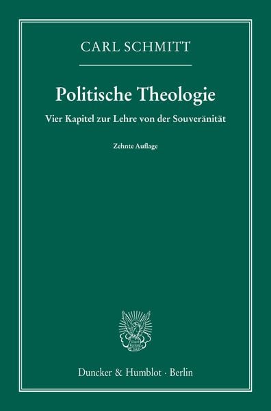 Produktbild: Politische Theologie.