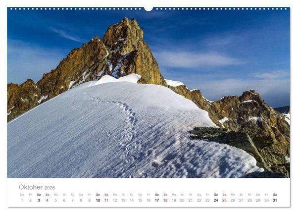 Produktbild: Walliser Alpen &ndash; Europas &raquo;kleiner&laquo; Himalaya (Wandkalender 2026 DIN A2 quer), CALVENDO Monatskalender