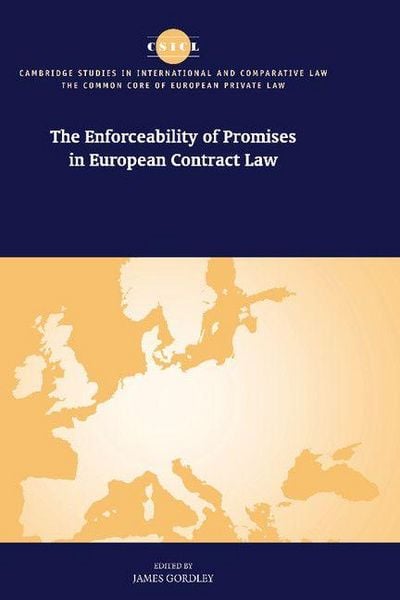 Produktbild: The Enforceability of Promises in European Contract Law