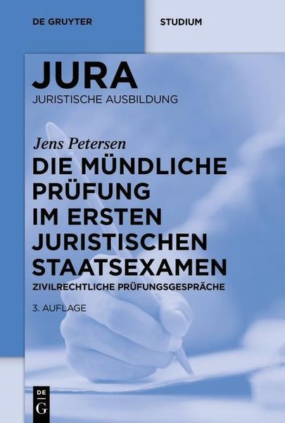 Produktbild: Die m&uuml;ndliche Pr&uuml;fung im ersten juristischen Staatsexamen