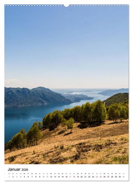 Produktbild: Lago Maggiore - Das Westufer (hochwertiger Premium Wandkalender 2026 DIN A2 hoch), Kunstdruck in Hochglanz