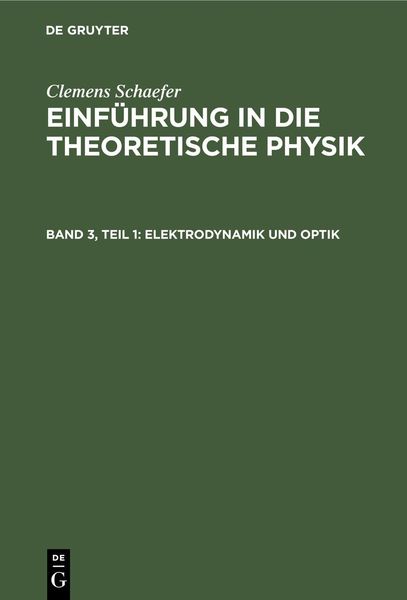 Produktbild: Elektrodynamik und Optik