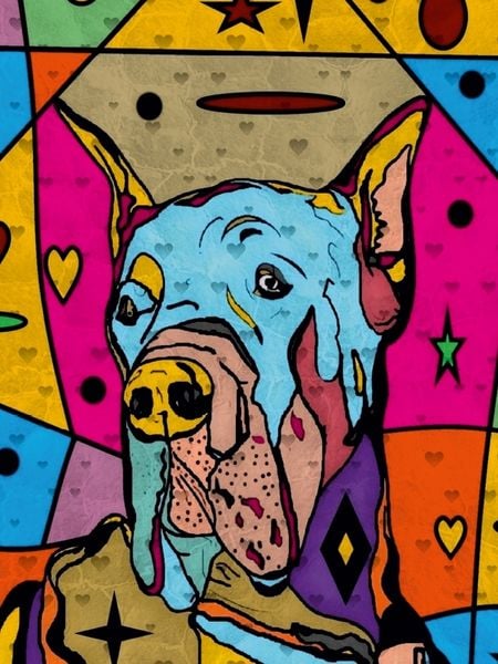 Produktbild: CALVENDO Puzzle Deutsche Dogge Mike 1000 Teile Puzzle hoch | 1000 Teile Lege-Gr&ouml;&szlig;e 64 &times; 48 cm Foto-Puzzle f&uuml;r gl&uuml;ckliche Stunden