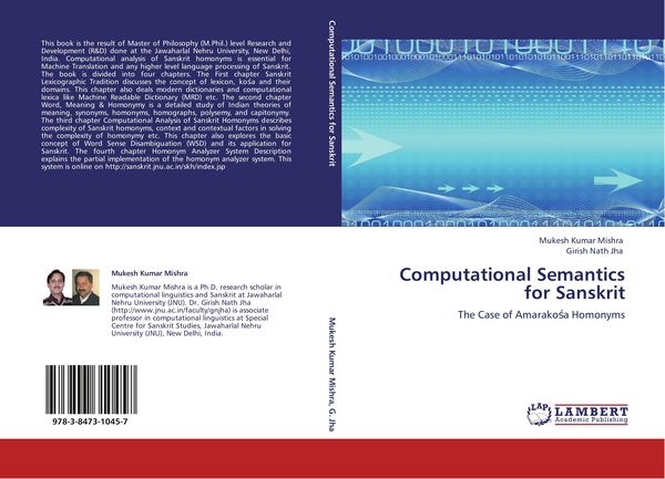 Produktbild: Computational Semantics for Sanskrit