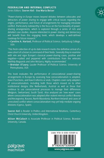 Produktbild: Power-Sharing in Europe
