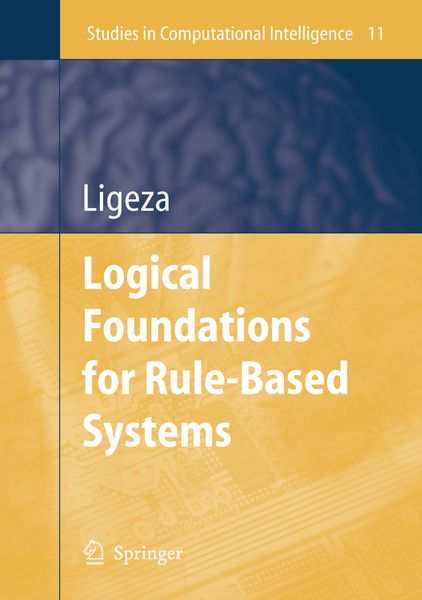 Produktbild: Logical Foundations for Rule-Based Systems
