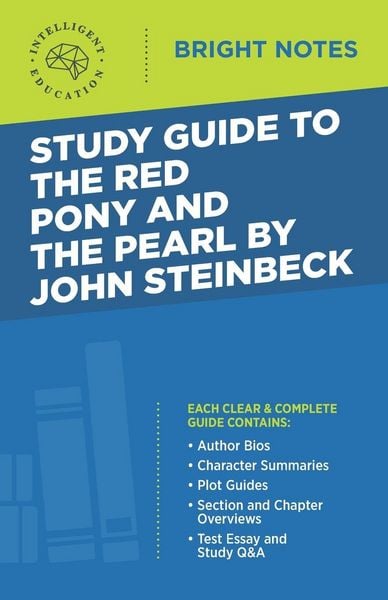Produktbild: Study Guide to The Red Pony and The Pearl by John Steinbeck