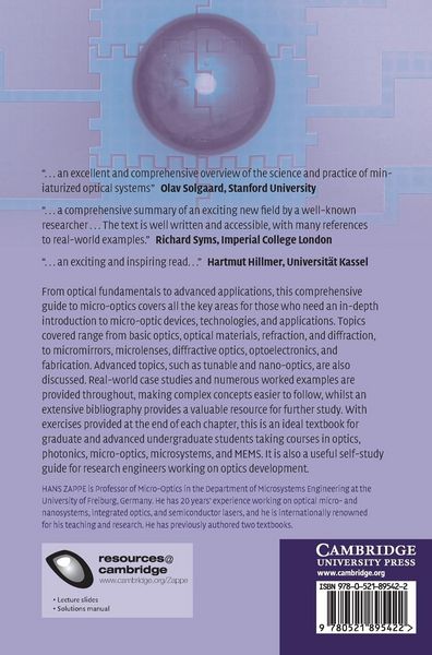 Produktbild: Fundamentals of Micro-Optics