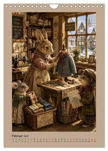 Produktbild: Das kleine Walddorf (Wandkalender 2027 DIN A4 hoch), CALVENDO Monatskalender