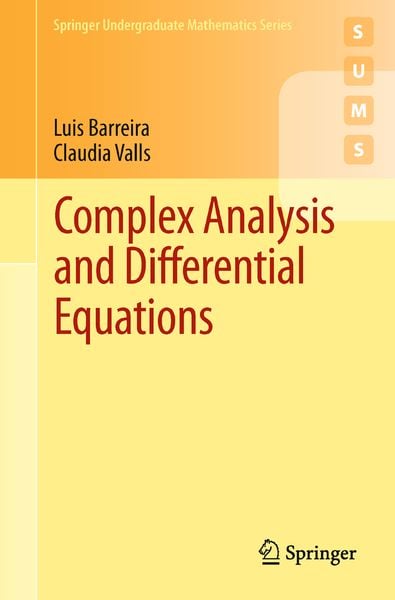 Produktbild: Complex Analysis and Differential Equations
