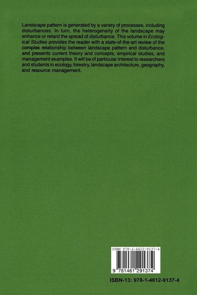 Produktbild: Landscape Heterogeneity and Disturbance