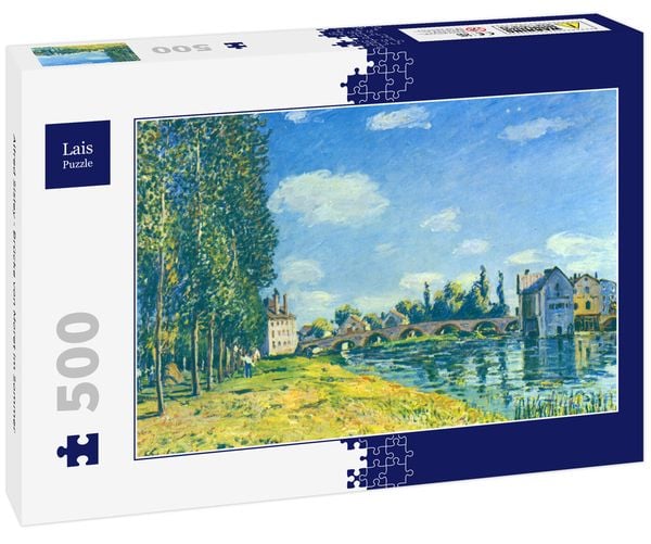 Lais Puzzle Alfred Sisley - Brücke von Moret im Sommer 500 Teile
