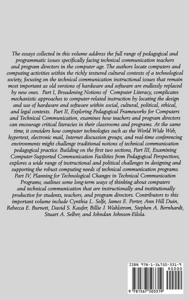 Produktbild: Computers and Technical Communication
