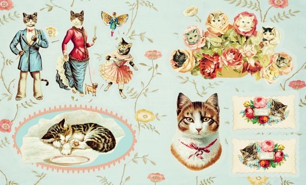 Produktbild: Cynthia Hart's Victoriana Cats: The Sticker Book
