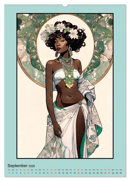 Produktbild: Women's Images of the Belle &Eacute;poque (Wall Calendar 2026 DIN A2 portrait), CALVENDO 12 Month Wall Calendar