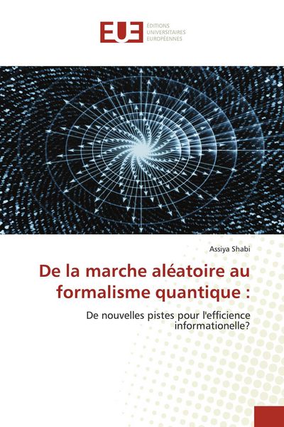 Produktbild: De la marche al&eacute;atoire au formalisme quantique :