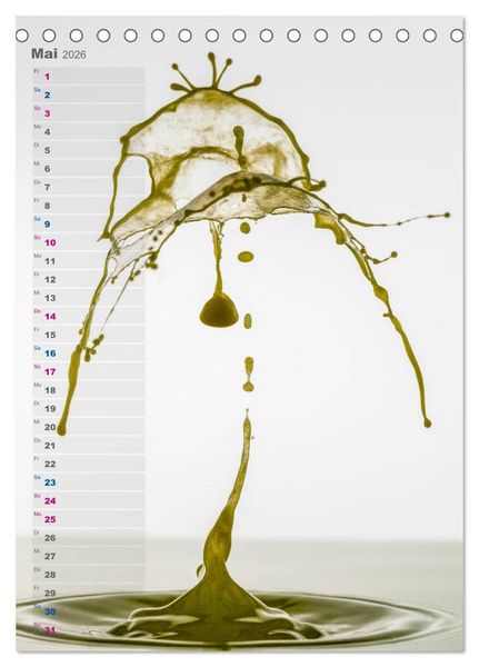 Produktbild: Farbenfreudig (Tischkalender 2026 DIN A5 hoch), CALVENDO Monatskalender