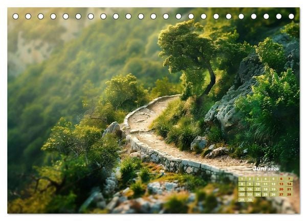 Produktbild: Neue Wege erkunden (Tischkalender 2026 DIN A5 quer), CALVENDO Monatskalender