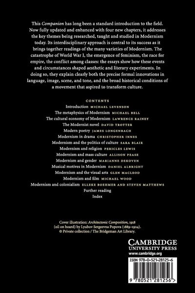 Produktbild: The Cambridge Companion to Modernism