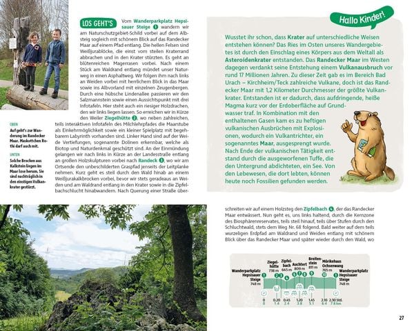 Produktbild: ROTHER Wanderbuch ErlebnisWandern mit Kindern Schw&auml;bische Alb Ost: