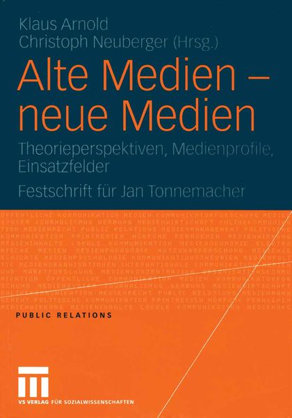 Produktbild: Alte Medien &mdash; neue Medien